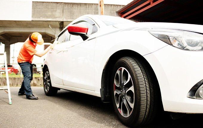 海外製の溶剤で洗車&コーティング